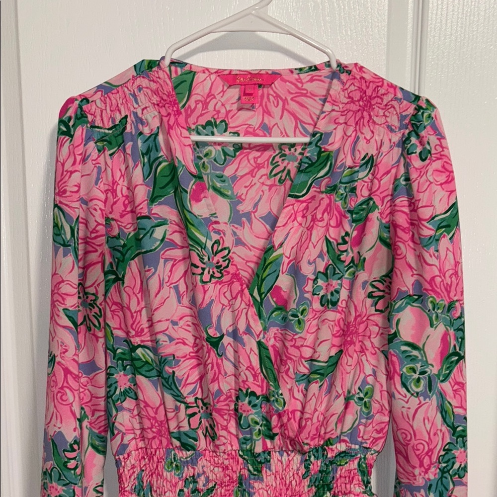 LIKE NEW! Lilly Pulitzer Cristiana Dress! - Picture 2 of 14